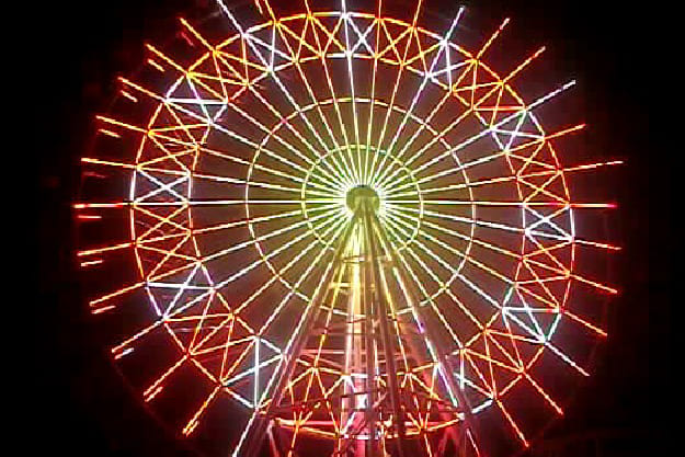 Ferris wheel project outdoor LED project in Shandong Province, China